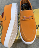 Happy Walk Casual Flat Loafer Shoes For Men